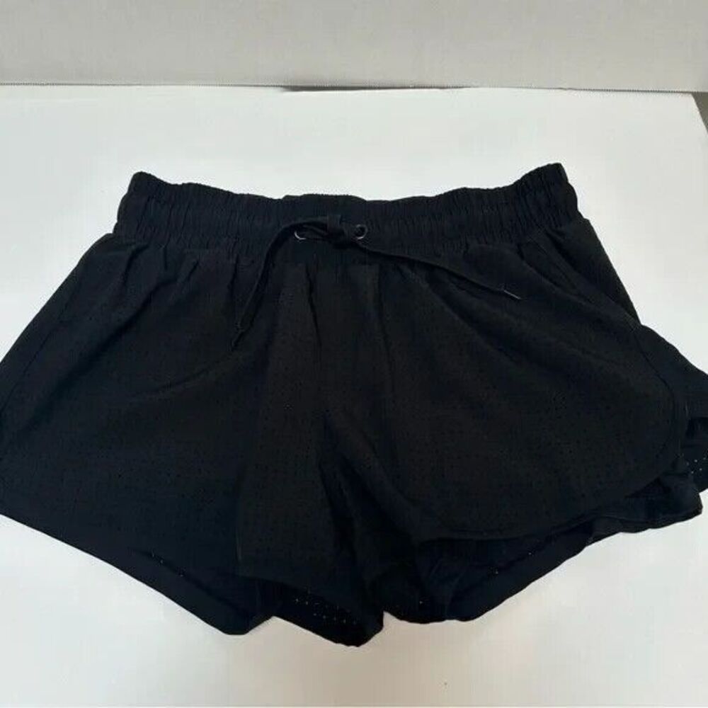 Zyia Active‎ Polyester Blend Black Running Activewear Shorts size Small